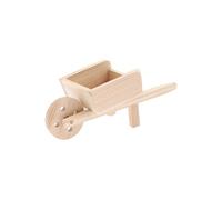 Brouette miniature, 12,5 x 4,5 x 5,1 cm pour le monde des lutins -(...) - bois