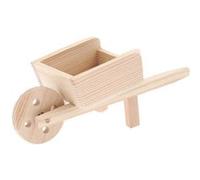Brouette miniature, 12,5 x 4,5 x 5,1 cm pour le monde des lutins -(...) - bois