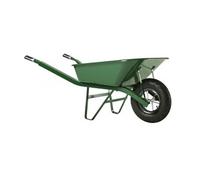 Brouette Haemmerlin Pro Select Bati Plus 100L peinte verte roue gonflée -302334106