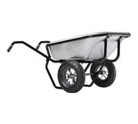 Brouette Haemmerlin Pro Select Expert Twin 160L Galvanisée 2 roues gonflées -306225701