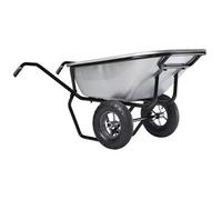 Brouette Haemmerlin Pro Select Expert Twin 230L Galvanisée 2 Roues Gonflées -306255701