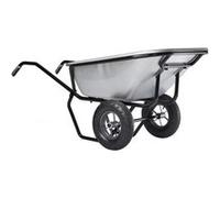 Brouette Haemmerlin Pro Select Expert Twin 230L Galvanisée 2 Roues Gonflées -306255701