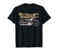 Brough Superior Logo avec photo de moto T-Shirt