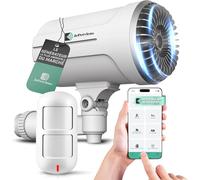 Brouillard Anti-Cambriolage JePréviens avec Détecteur de Mouvement, Système Anti-Intrusion sans abonnement, Compatible SmartLife/Tuya, Couvre jusqu'à 100 m³