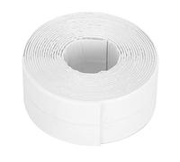 Brouille de blocage de blocage de la bande 38 mm | Bouloir d'espace inhibant adhésif pour l'évier de salle de bain/comptoir/baignoire | Blanc PE Synthétique Sceau de scellant