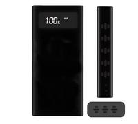 Brouilleur D'enregistrement Vocal avec Télécommande, Bloqueur D'enregistrement À 360°, Banque D'énergie 9000Mah Et Écran LCD, pour Les Réunions, Le Bureau, Les Voitures Et Plus Encore