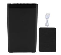 Brouilleur téléphone Ksafe portable idiskk - Boîte verrouillage téléphone avec minuterie, alliage aluminium noir, batterie AA - Gestion du temps, réduction addiction, déconnexi (Grand noir)