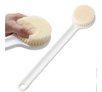 Broupeuse de douche avec une longue poignée, brosse à brossage à sec | Outil d'expoliator à épurateur arrière non glissé confortable,Produits de bain multifonctionnels pour les, la famille, les amis,