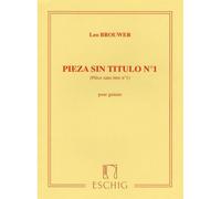 BROUWER - PIECE SANS TITRE N 1 - GUITARE