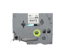 BROVACS 1 lot de ruban d'étiquettes laminées noir sur blanc compatible avec imprimante d'étiquettes Brother P-Touch TZ 241 TZe 241 18 mm 3/4" OPA4241