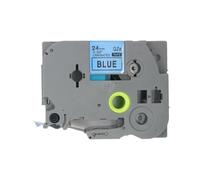 BROVACS 1 Pack de ruban d'étiquette laminé noir sur bleu compatible avec Brother P-Touch Imprimante d'étiquettes TZ 551 TZe 551 24mm 1" OPA4551