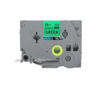 BROVACS 1 Pack de ruban d'étiquettes laminé noir sur vert Compatible pour imprimante d'étiquettes Brother P-Touch TZ 741 TZe 741 18 mm 3/4" OPA4741