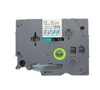 BROVACS 1 paquet de ruban d'étiquettes bleu sur transparent compatible avec Brother P-Touch TZ 133 TZe 133 12 mm OPA1113C