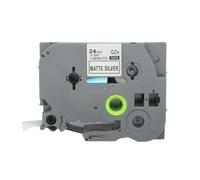 BROVACS 1 paquet de ruban d'étiquettes laminé noir sur argent compatible avec les imprimantes d'étiquettes Brother P-Touch TZ 951 TZe 951 24 mm 1" OPA4951