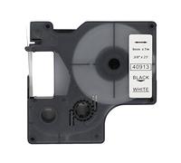 BROVACS 1 paquet de ruban d'étiquettes noir sur blanc compatible avec DYMO D1 40913 9 mm OPA2113