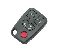 BROVACS Coque de clé de rechange compatible avec VOLVO 4 boutons Entrée sans clé clé clé clé Fob PG783