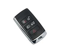 BROVACS Coque de clé modifiée compatible avec LAND ROVER Range Rover Evoque Sport Velar JAGUAR, Télécommande intelligente d'entrée sans clé à 5 boutons, Fob SS702
