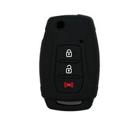 BROVACS Coque de protection en silicone compatible avec télécommande SSANGYONG à 3 boutons CV4631 Noir