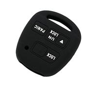 BROVACS Coque de protection en silicone pour clé à distance 3 boutons Compatible avec Toyota Lexus CV2422 Noir