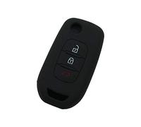 BROVACS Coque de protection en silicone pour clé de voiture Renault CV9354 - Noire