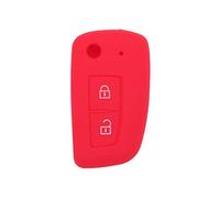 BROVACS Coque de protection en silicone pour clé télécommande à 2 boutons de Nissan CV9503 Rouge