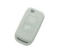 BROVACS Coque de protection en silicone pour clé télécommande à 2 boutons Mercedes Benz CV9952 Gris
