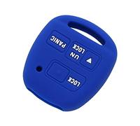 BROVACS Coque de protection en silicone pour clé télécommande à 3 boutons CV2422 Bleu foncé