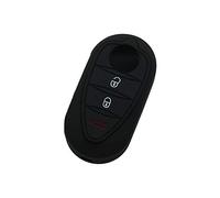 BROVACS Coque de protection en silicone pour clé télécommande Alfa Romeo Mito Giulietta 159 GTA Brera 4C 3 boutons CV9267 Noir