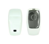 BROVACS Coque de protection pour clé PC - Couleur métallique - Compatible avec Mercedes Benz A B C E S G Class Smart Remote Key Fob 2 3 4 boutons SV9953 - Blanc