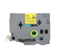 BROVACS Lot de 1 ruban d'étiquette laminé noir sur jaune compatible avec l'imprimante d'étiquettes Brother P-Touch TZ 661, TZe 661, 36 mm 1 1/2'' OPA4661