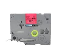 BROVACS Lot de 1 ruban d'étiquette laminé noir sur rouge compatible avec l'imprimante d'étiquettes Brother P-Touch TZ 411, TZe 411, 6 mm 1/4" OPA4411