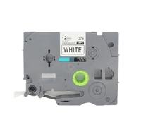 BROVACS Lot de 1 ruban d'étiquettes laminé noir sur blanc compatible avec l'imprimante d'étiquettes Brother P-Touch TZ 231 TZe 231 12 mm 1/2" OPA4231