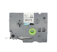 BROVACS Lot de 1 ruban d'étiquettes laminées noir sur blanc compatible avec imprimante d'étiquettes Brother P-Touch TZ 221 TZe 221 9 mm 3/8" OPA4221