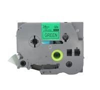 BROVACS Lot de 1 ruban d'étiquettes laminées noir sur vert compatible avec imprimante d'étiquettes Brother P-Touch TZ 761 TZe 761 36 mm OPA4761