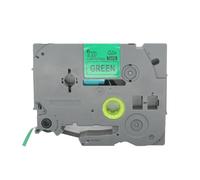 BROVACS Lot de 1 ruban d'étiquettes laminées noir sur vert compatible avec imprimante d'étiquettes Brother P-Touch TZ 711 TZe 711 6 mm 0,6 cm OPA4711