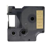 BROVACS OPA2423 Lot de 1 ruban d'étiquettes noir sur or compatible avec DYMO D1 53723 24 mm