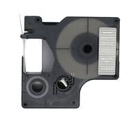 BROVACS Ruban d'étiquettes, compatible avec DYMO D1 40920, 9 mm, OPA2120, Blanc sur Transparent, 1 paquet