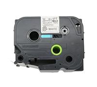 BROVACS Ruban d'étiquettes de sécurité noir sur blanc compatible avec Brother P-Touch TZ SE6 TZe SE6 36 mm OPA1526
