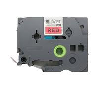 BROVACS Ruban d'étiquettes noir sur rouge compatible avec Brother P-Touch TZ 441 TZe 441 18 mm OPA1144