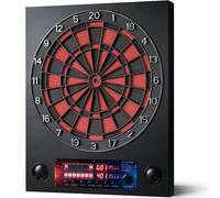 Brovamo Jeu de flechette electronique avec 6 fléchettes et 100 Pointes de Rechange, Cible flechette electronique avec Voix et écran LCD, Jeux de flechette electronique avec 25 Jeux et 290 Variations