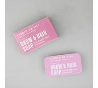 BROW & HAIR SOAP - Savon Fixant Sourcils & Baby Hairs - Effet Brow Lift Sans Lamination - Tenue Longue Durée - Texture Souple Non Collante Sans Résidus - Usage Pro & Quotidien