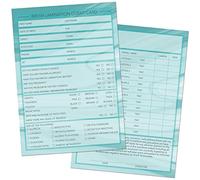Brow Lamination Cartes Clients - Salon et Thérapeute Consultation Clients - Soins Essentiels - Formulaires de Profil et d'enregistrement - Cadeau, bons de fidélité Papeterie Beauté (50)