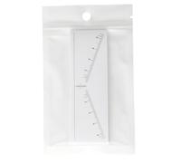 Brow Pochoir pour sourcils - Disque fin - Pochoir à sourcils - Pochoir pour sourcils féminins - 25 rouleaux à micro-feuilles - Kit de coiffage, sourcils B