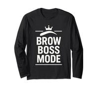 Brow Queen Fil à Sourcils Humour Beauté Manche Longue