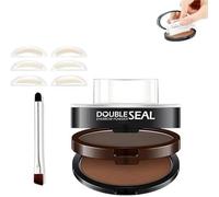 Browfi Set De Tampons à Sourcils,Tampon Sourcils Waterproof Pour Femme，A | Outil De Définition Des Sourcil,Crayon Sourcil,Kit Brow Lift Sourcils,Ersonnalisez Rapidement La Forme Sourcil Pour Débutant