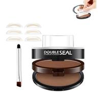 Browfi Set De Tampons à Sourcils,Tampon Sourcils Waterproof Pour Femme，B | Outil De Définition Des Sourcil,Crayon Sourcil,Kit Brow Lift Sourcils,Ersonnalisez Rapidement La Forme Sourcil Pour Débutant