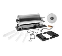 Browin 311005 Machine à Saucisse, abats + 4 entonnoirs de diamètre 17, 21, 25 et 29 mm, Acier Inoxydable