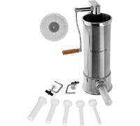 Browin 311006 Machine à Saucisses Verticale 5 kg | Poussoir a Saucisse Manuel | en Acier Inoxydable | avec 6 Tubes de Remplissage de Dimention différentes | Pour Maison et Utilisation Commerciale
