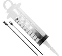 Browin 311101 Injecteur de Viande avec 2 Aiguilles pour Injection 100 ML | Acier Inoxydable, Plastique | Transparent