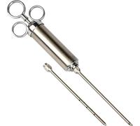 Browin 311102 Injecteur de Rencontre en Acier Inoxydable de 60 ml | Haute Qualité | Résistant aux Dommages + 2 Aiguilles pour l'Application de Marinades Assaisonnées